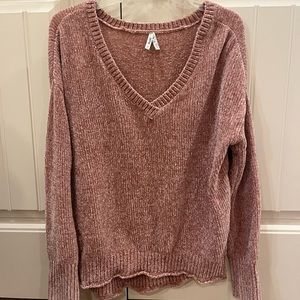 Pink cashmere sweater